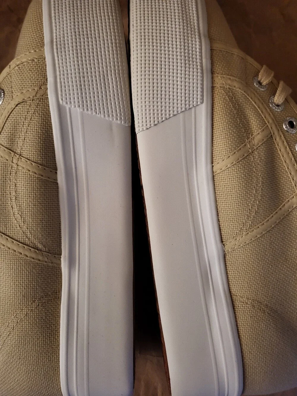Superga Canvas Platform Sneakers with White Sole